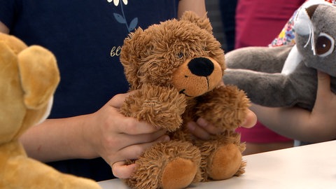 Kranke Kuscheltiere werden in der Teddy-Klinik in Pirmasens fit gemacht
