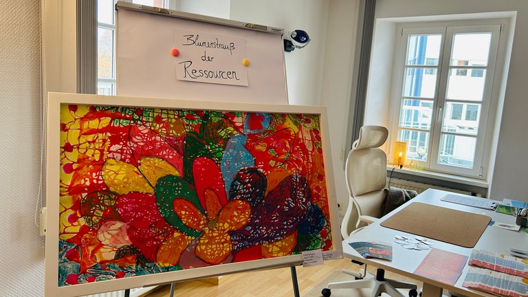 Büro in der Beratungsstelle Frauenzuflucht in Kaiserslautern