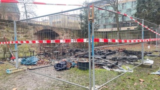 Brand von Kälte-Iglus für Obdachlose in Kaiserslautern