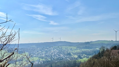 Aussicht vom Remigiusberg im Landkreis Kusel