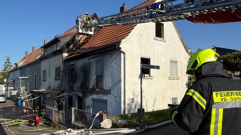 Wohnhausbrand in Bolanden im Donnersbergkreis 