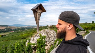 Weinberge im Zellertal. Das Weingut Puder will sich mit Oliven in der Weinbau-Krise behaupten.