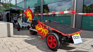 Neun Schulen aus Rheinland-Pfalz waren bei der Lautrer Solar Power Competition dabei. 