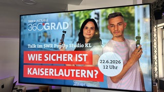 Wie ist das Sicherheitsgefühl in der Lautrer Innenstadt. Darübe wurde im SWR PopUp-Studio heute diskutiert. 