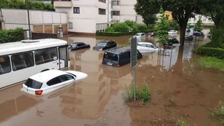 Von Überschwemmungen durch Starkregen war 2018 auch die Bremerstraße in Kaiserslautern betroffen.