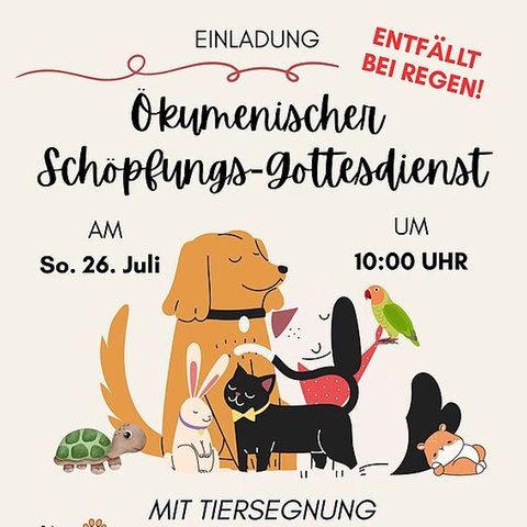 In Pirmasens können Tiere an der Pauluskirche geegnet werden.