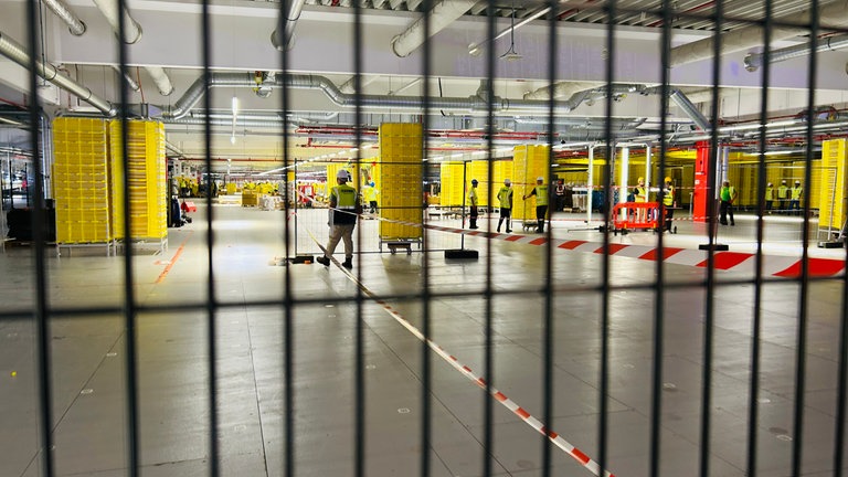 Neues Amazon-Logistikzentrum in Zweibrücken.