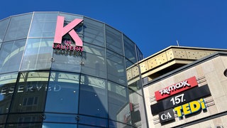 Außenansicht des Einkaufszentrums K in Lautern