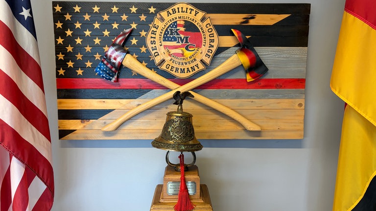 Deutsch-amerikanische Zusammenarbeit: Seit Jahrzehnten arbeiten die Feuerwehren gemeinsam Hand in Hand auf der Air Base.
