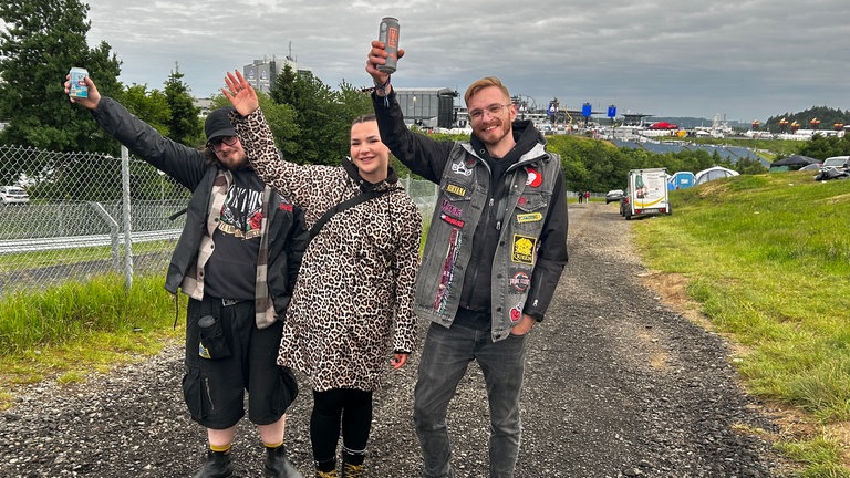 Vor Beginn von Rock am Ring 2025 ist die Stimmung auf den Campingplätzen gut.