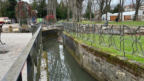 Der Mühlenteichgraben im Kurpark Bad Neuenahr soll verbreitert und renaturiert werden.