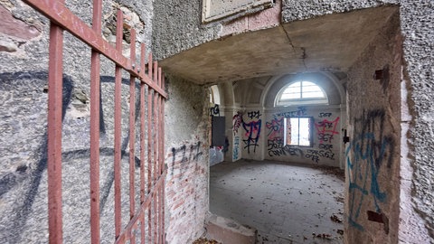 Blick in das ehemaligen Arbeitszimmer des preußischen Generals Aster in der Festung Ehrenbreitstein in Koblenz: Hier wurde vor mehr als 30 Jahren die amerikanische Touristin Amy Lopez tot aufgefunden. Über 30 Jahre lang konnte der Mordfall nicht aufgeklärt werden. 