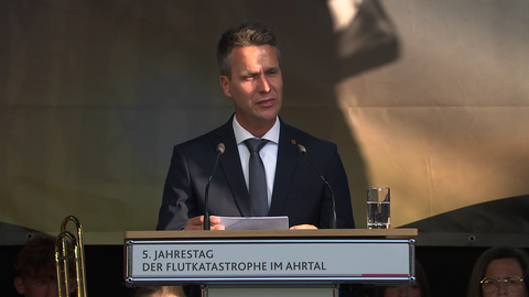 Bürgermeister Rowald bei der Gedenkveranstaltung