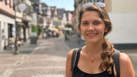 Susanne Bell in Bad Neuenahr-Ahrweiler für das Forschungsprojekt Soziahr.