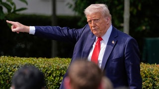 Donald Trump auf einer Pressekonferenz