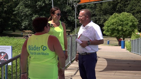 Security im Badepark Wörth