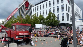 Die Künstlerinnen und Künstler auf dem Straßentheaterfestival in Ludwigshafen - Erste Eindrücke von 2025