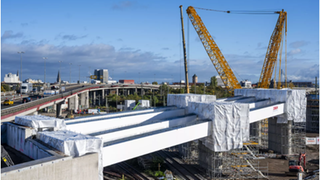 Der Bau der Westbrücke geht voran 