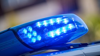 Ein Blaulicht der Polizei (Symbolbild).