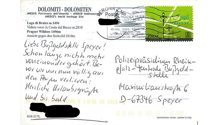 Blitzerfotos und Ausreden