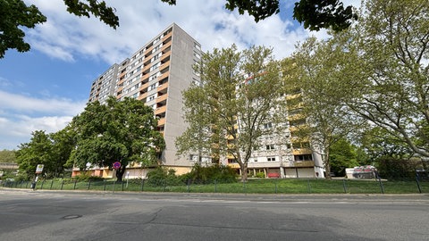 Ein Teil der BASF-Wohnungen in Ludwigshafen, die verkauft werden sollen.