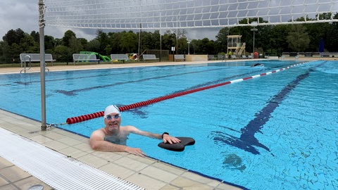 Im Freibad in Frankenthal wurde am Freitag die Saison gestartet.