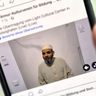 Prediger in Ludwigshafener Annur Moschee