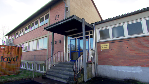 Eine ehemalige Schule in Windesheim (Kreis Bad Kreuznach) dient als Notunterkunft für Geflüchtete.