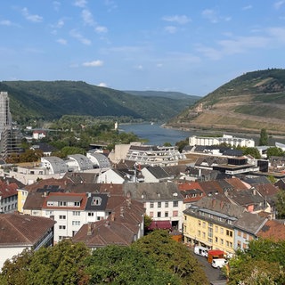 Blick von der Burg Klopp auf Bingen. Geflüchtete haben Schwierigkeiten, eine Wohnung zu finden. 