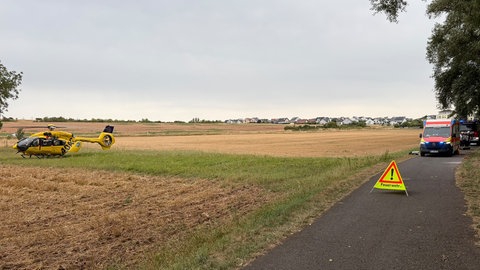 Rollstuhlfahrer wurde aus Ellerbach bei Rüdesheim an der Nahe gerettet.