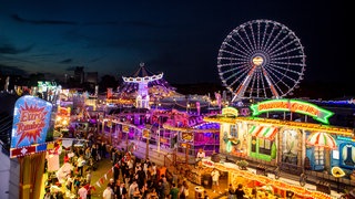 Der Festplatz des Backfischfestes Worms im Jahr 2025.