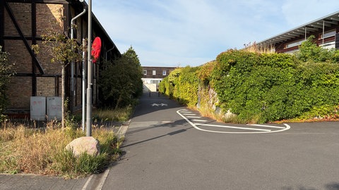 Die Kreuzung der Spielstraße in Gonsenheim. Hier hat sich der tödliche Unfall 2024 abgespielt. Das Amtsgericht hat nun einen Jugendlichen wegen Fahrens ohne Führerschein und fahrlässiger Tötung verwarnt. 
