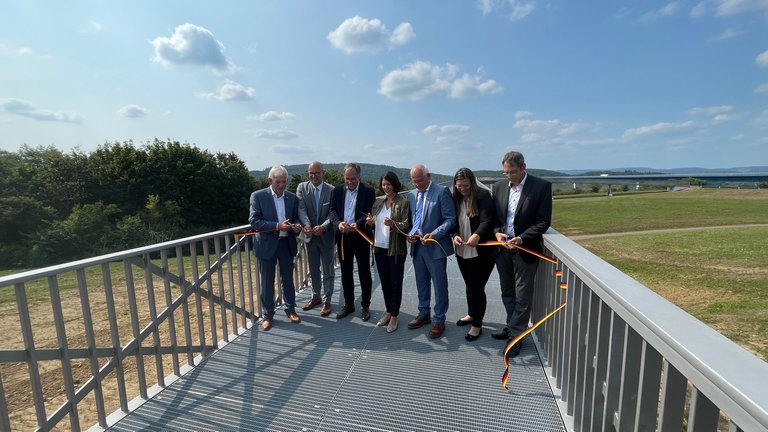 Eröffnung der Plattform an der Hochmoselbrücke