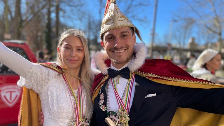 Janus Olschewski und Celine Roes sind das diesjährige Prinzenpaar aus Veitsrodt.
