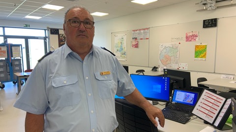 Jürgen Larisch ist der Brand- und Katastrophenschutzinspekteuer des Eifelkreises Bitburg-Prüm. Brand- und Katastrophenschutz Bitburg nach dem Hochwasser 2021. 