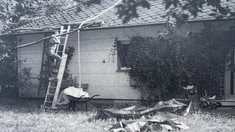 Das Haus von Johannes Hill im Jahr 1995.