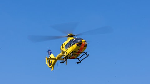 Mit einem Rettungshubschrauber wurde das schwer verletzte Kleinkind in ein Krankenhaus nach Trier gebracht.