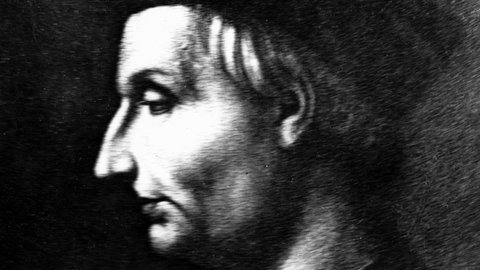 Dieser zeitgenössische Stich zeigt den italienischen Philosophen Niccolò Machiavelli