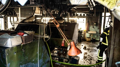 Brand in Edelsteinschleiferei in Idar-Oberstein