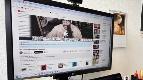 Auch der YouTube Kanal des amerikanische Webvideoprodzent HasanAbi wird von den Trierer Forschern auf antisemitische Inhalte untersucht.