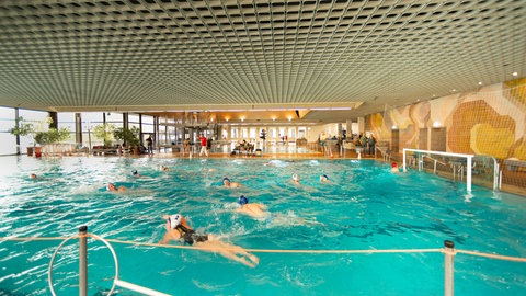 Wie im alten Hallenbad sollen die Schwerpunkte auch im Neubau auf Schul- und Vereinsport liegen.