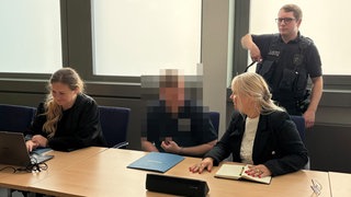 Angeklagter vor dem Landgericht Trier