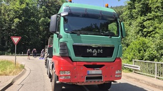 Tödlicher Unfall eines Radfahrers bei Pluwigerhammer