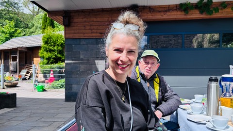 Daniela Scheele wohnt mit ihrer Familie eigentlich in Köln. Sie haben aber in Jünkerath ein Haus, in dem sie ihren Urlaub verbringen.