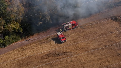 Beim Waldbrand in der Nähe der Ortsgemeinde Bengel (Landkreis Bernkastel-Wittlich) waren zeitweise mehr als 400 Feuerwehrleute im Einsatz.