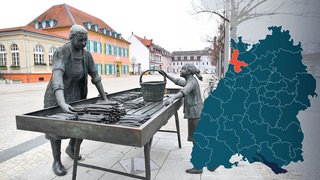 Symbolbild Wahlkreis 278 Bruchsal - Schwetzingen Bundestagswahl 2021 in Baden-Württemberg