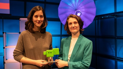 Katharina Fröhlich und Franziska Stuhr, max15-Preisträger*innen bei den ARD Hörspieltagen 2023