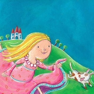 Motiv zum Kinder-Live-Hörspiel "Prinzessin Rosenblüte"