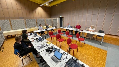 Karl-Sczuka-Preis Jury im Studio in Baden-Baden