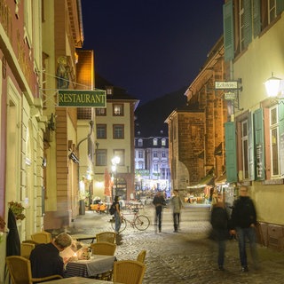 Altstadt: Untere Straße in Heidelberg, , Baden-Württemberg, Deutschland